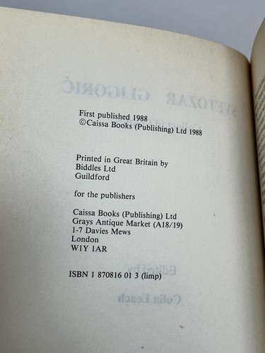 Svetozar Gligoric Collected Games by Colin Leach (Paperback 1988) - Picture 11 of 11