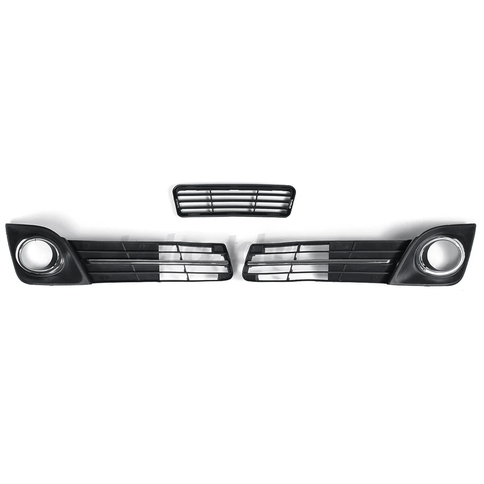 Juego de bisel de cubierta de lámpara antiniebla rejilla parachoques delantero para Toyota Camry SE 2012-2014 Foto 2 de 4