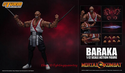 Storm Toys Mortal Kombat BARAKA 1/12 Scale Figure Model INSTOCK