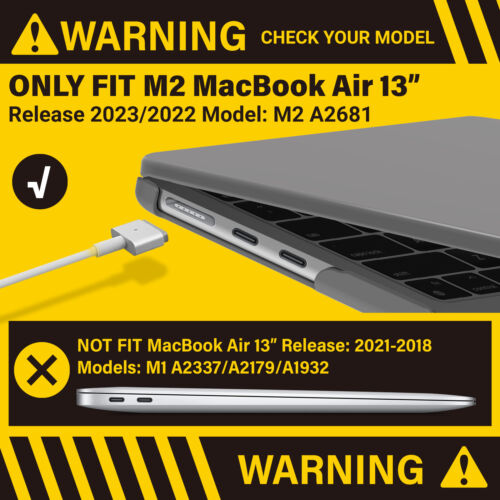 IBENZER for 2025 2024 2023 2022 MacBook Air 13" Case M4 A3240 M3 A3113 M2 A2681 - Picture 623 of 868
