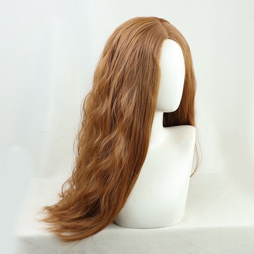 Cosplay Avengers Wanda Scarlet Witch Wigs Superhero Long Curly Brown Hairpiece - Picture 2 of 14