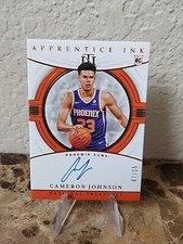 2019-20 National Treasures Cameron Johnson Apprentice Ink Auto RC #/25 AI-CJN