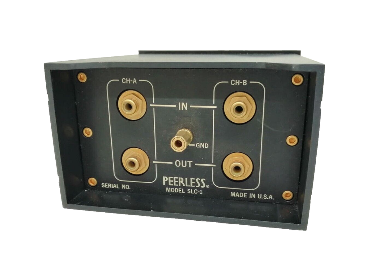 Fully Working] Peerless SLC-1 MC Moving Coil Set Up transformer 