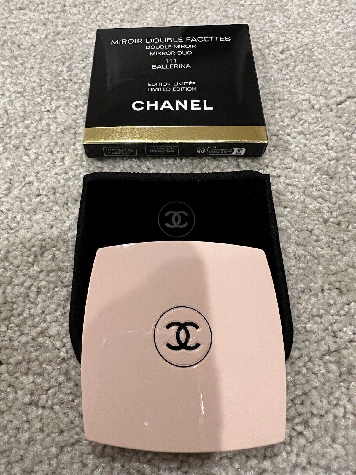 CHANEL Mirror Duo compact - 111 Ballerina Pink - MIROIR DOUBLE FACETTES 