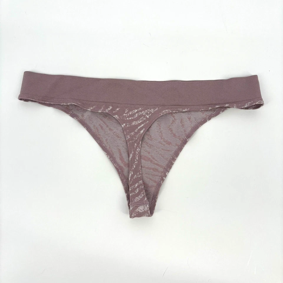 Женские бесшовные стринги Reebok, упаковка 5 шт. размер большой розовый серый лиловый фиолетовый - Изображение 2 из 3