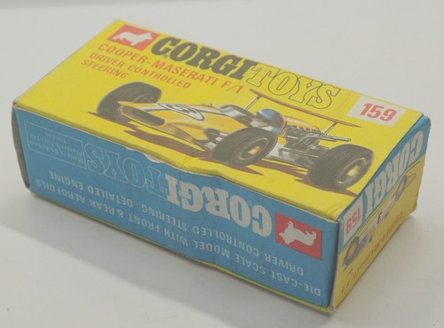 Corgi Toys No.159 Cooper Maserati Formula 1 Racing Car with Steering (1967) - Picture 19 of 20