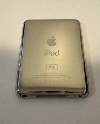 Apple iPod nano 3rd Generation Silver (8 GB) Good Condition | eBay