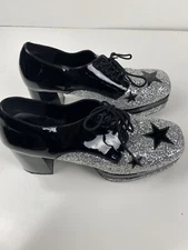 Funtasma Disco Pimp Glitter KISS  STAR Platforms Oxford Shoes Glamrock-02  11.5