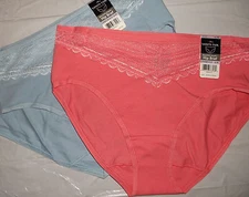 NWT Vanity Fair 18129 Beautifully Smooth Hip Brief cotton panty panties 5 6 7 8