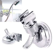 Adjustable Shower Head Holder Suction Cup Handheld Showerhead Wall Mount Bracket