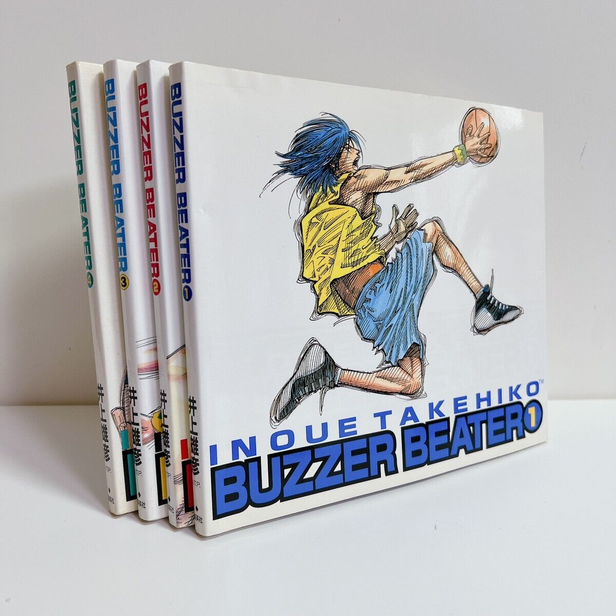 Buzzer Beater Vol. 1-4 Complete Set manga Takehiko Inoue, buzzer 