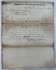 1865 Union Civil War Document United States Army General Hospital Mound City IL