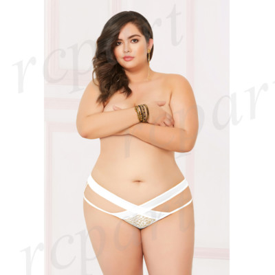 New women's lace panty sexy lingerie intimates gift 1X/2X 3X/4X White  10901X | eBay