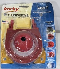 Korky Premium Universal Toilet Tank Flapper No. 3060 Premium Tank Red Chain 3 in