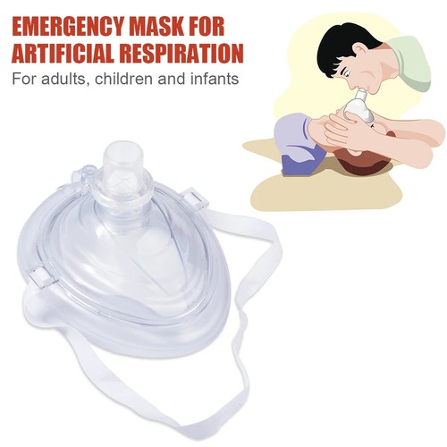 Resuscitator Rescue Emergency First Aid Masks CPR Breathing Mask Mouth Breath - Picture 4 of 18