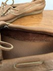 Minnetonka Womens Size 9 Beig Leather Slip On Boat Shoes Loafers Moccasin — photo 9