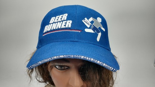 BUSCH LIGHT BEER RUNNER Blue Baseball 