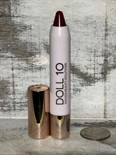 Doll 10 Lip Crayon - Cherry On Top  0.08 oz Full Size New NWOB * Made In USA