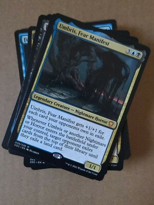 Custom Magic: The Gathering Commander Deck - Nightmare & Horror Tribal, Umbris, Fear Manifest (Used, Great Condition) Mtg Precon Custom Magic: The Gathering Commander Deck - Nightmare & Horror Tribal, Umbris, Fear Manifest (Used, Great Condition) Mtg Precon
