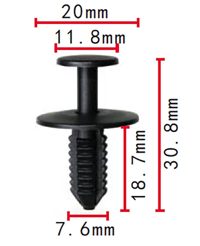 20PCS Fit MERCEDES BENZ Push Expanding Rivet A0009914140 by