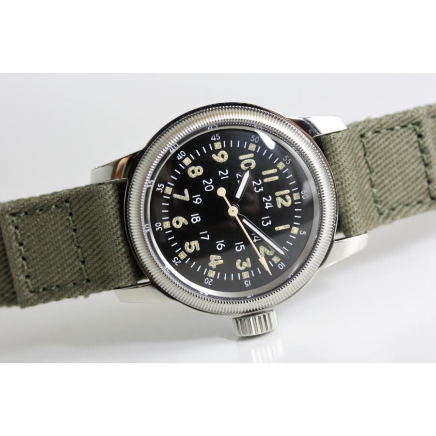 Elgin Military Watch M.R.M.W. Montre Roroi TYPE A-17 Black Men's