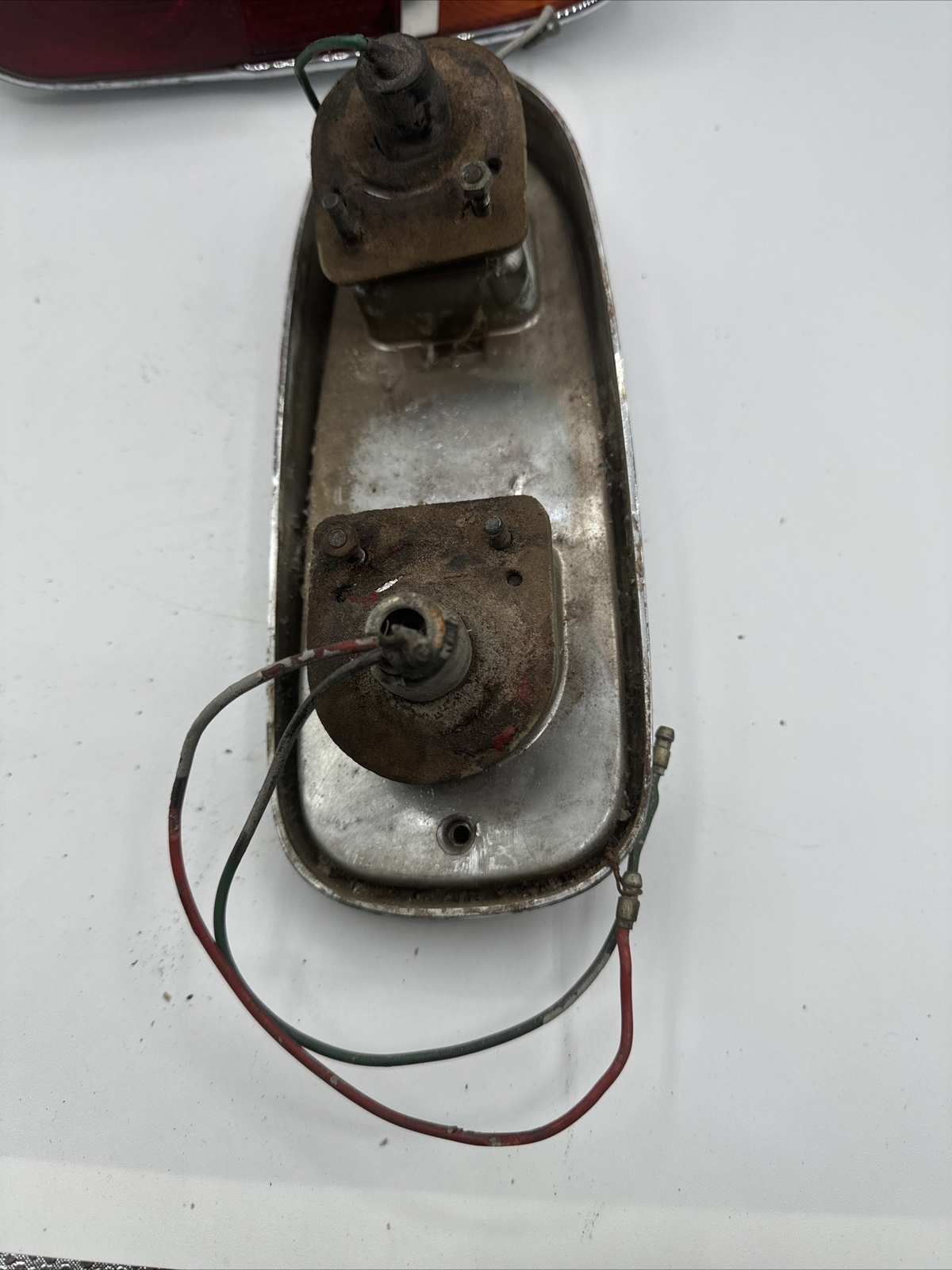 Triumph Tr5 And Aston Martin,Original Lucas  Rear Lamp Lenses, And Housing L799.