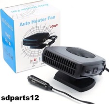 Sbrinatore Riscaldatore Termoventilatore Auto Scaldino 12V Stufa Furgone 200W