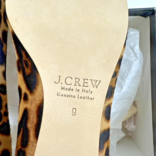 J. Crew Collection Janey Damenschuhe Kalbshaar Größe 9 hergestellt in Italien neu im Karton - Bild 11 von 14