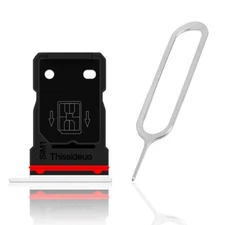 Superior Quality Single SIM Card Tray Holder w/ SIM Pin for OnePlus 8 CellPhone