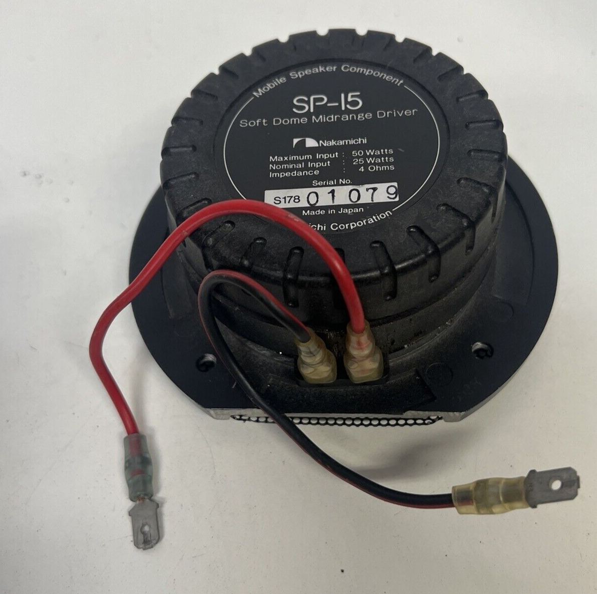 Nakamichi SP-15 Mid-tweeter Mid-range Speaker | eBay