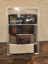 Nike 3-in-1 Adjustable One Size Fits All up to 42 Web Belt