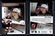 2023-24 SP Game Used Hockey Authentic Rookies Gold #231 Luke Hughes /121