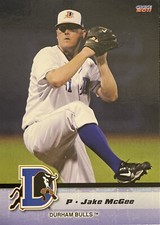 2011 Choice Durham Bulls #24 Jake McGee Rookie Tampa Bay Rays
