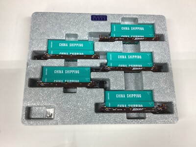 Kato  #106-6211 N scale ''BNSF   Gunderson MAX-1 double stack 5 pack
