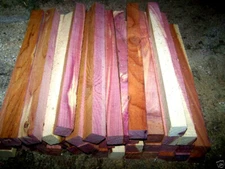 20 EASTERN RED CEDAR LONG PEN BLANKS SPINDLES 1" X 1" X 12"
