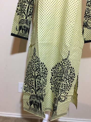 New Beautiful Women's Kurta Kurti Cotton Tunic Bollywood Indian 39" Bust L - Picture 3 of 11
