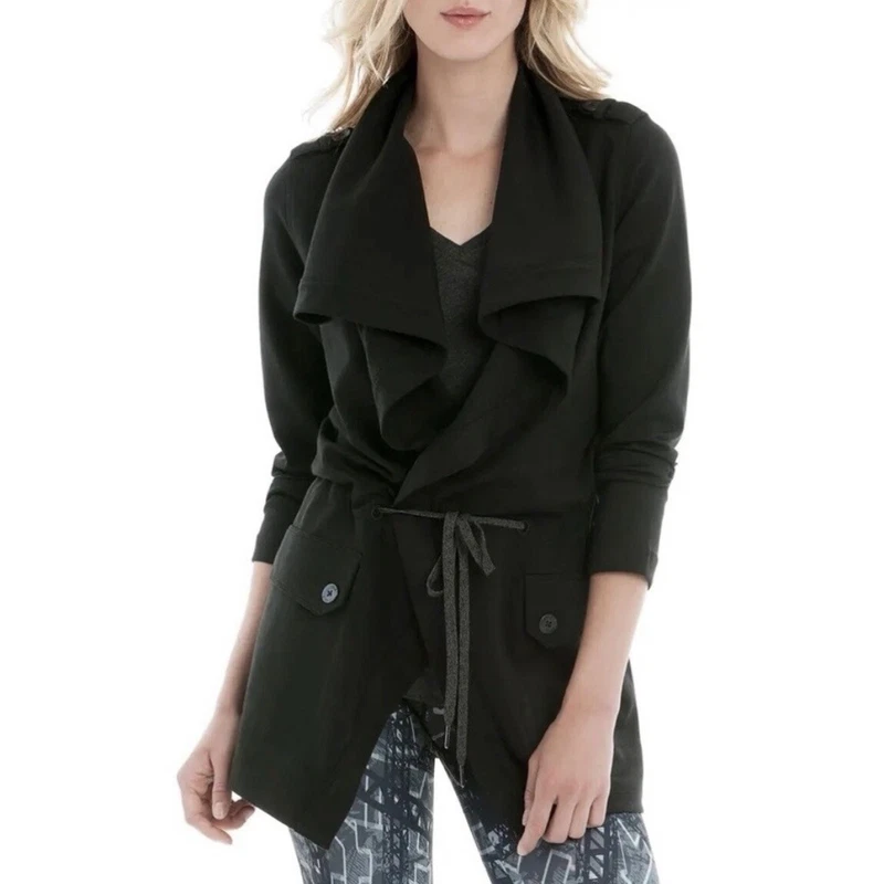 lole draped cinched barbara jacket