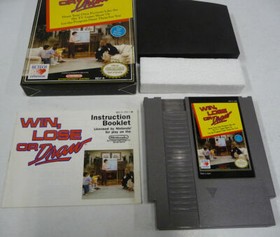 WIN, LOSE, OR DRAW - NES - NINTENDO USA NTSC CIB BOXED 1990