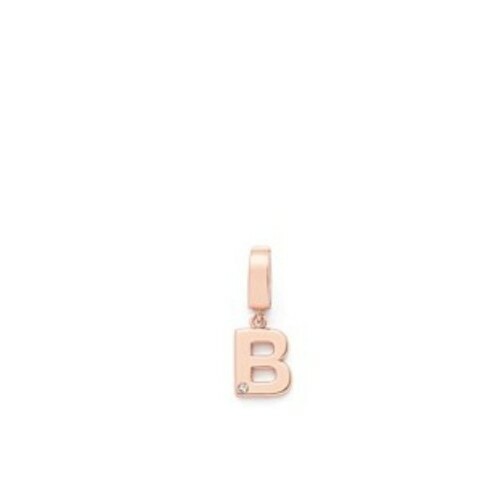 MIMCO STERLING SILVER 925 Necklace R/ Gold PLATED STAR CHARM + Letter "B" CHARM - Picture 1 of 10