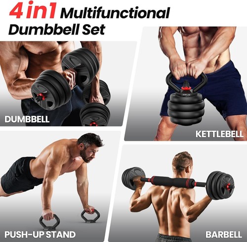 35LB Upgraded Eco-Friendly Dumbbells, Second-Generation Weights Set - 第 2/7 張圖片