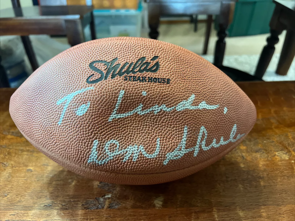 Don shula autographed football sales