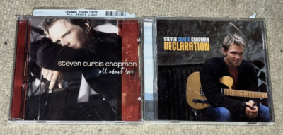 2x Steven Curtis Chapman CDs / Declaration / All About Love