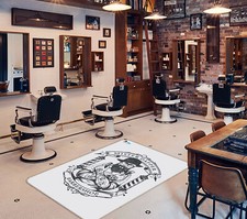 3D Hairdresser RAIG365 Barber Shop Mat Elegant Photo Carpet Rug Sinsin