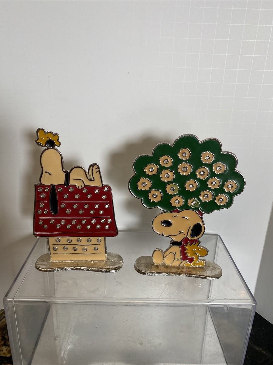 Z 2 Vintage United Feature Syndicate Snoopy Enamel Tree Z 2 Vintage United Feature Syndicate Snoopy Enamel Tree