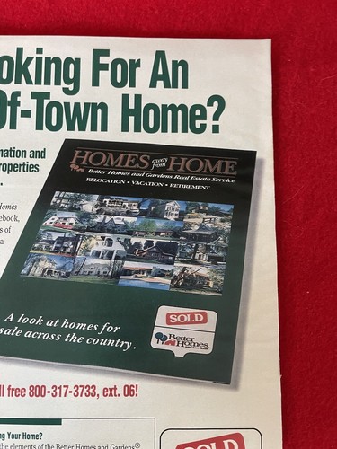 Vintage 1993 Better Homes & Garden Real Estate Company Print Ad - Picture 3 of 7
