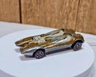 1968 USA Splittin' Image Hot Wheels Redline Gold White Interior SEE VIDEO