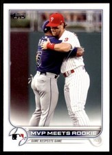 2022 TOPPS.. MVP MEETS ROOKIE CC, CL TAMPA BAY RAYS/PHILADELPHIA PHILLIES #367