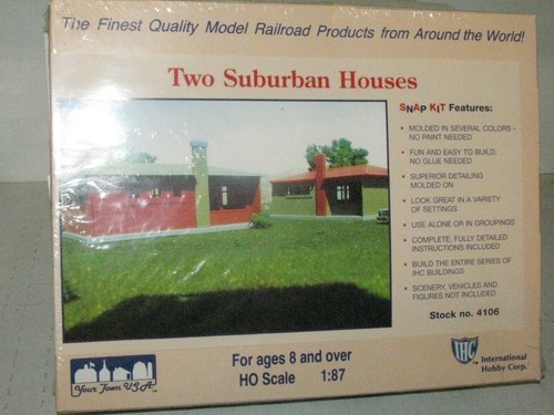 Kit Dos Casas Suburbanas IHC Escala HO 4106 | Zustand: New