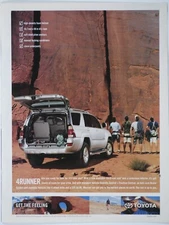 2004 Toyota 4Runner Vintage Base Climbers Original Print Ad 8.5 x 11"