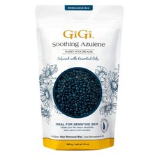 GiGi Soothing Azulene Hard Wax Beans for Sensitive Skin Full Body and Face Wa...